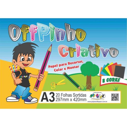 Bloco Para EducaÇÃo ArtÍstica A3 120g Offpinho Cr Hm2 Papelaria Bauru 1001