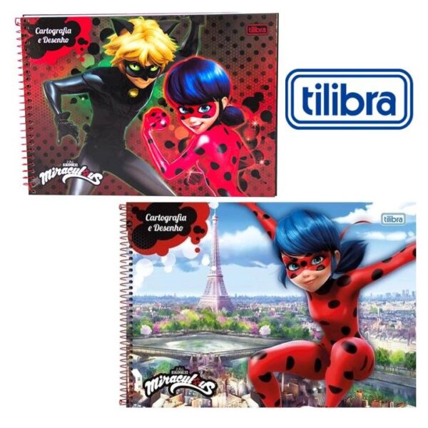 Caderno De Desenho Ladybug Miraculous Tilibra em Promoção na